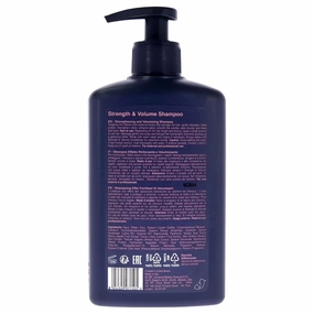 Strength and Volume Shampoo - Soothing, Protective, Healing Properties - Contains Detangling Benefits - Adds Body and Enhance Shine - Suitable for All Hair Types - Cruelty Free - 13.52 oz