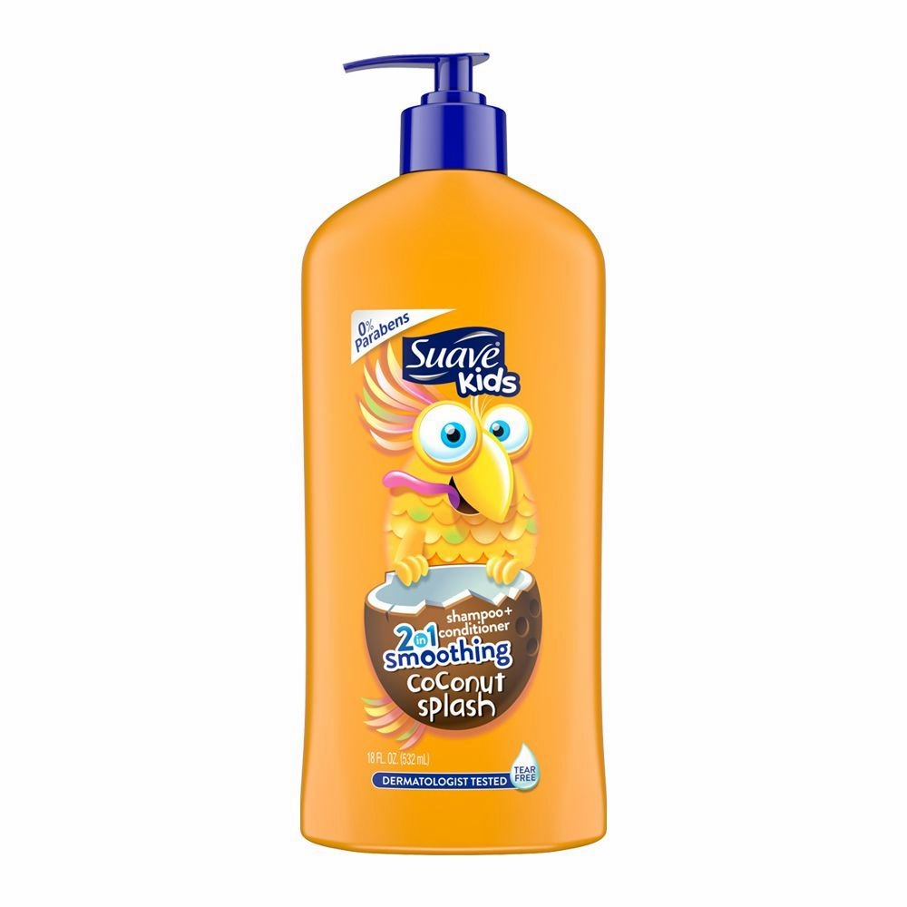 Suave Kids 3-In-1 Smoothing Coconut Splash Shampoo   Conditioner   Body Wash, 532ml