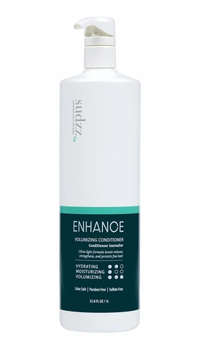SUDZZFX Enhance Daily Conditioner - Detangle Hair Conditioner - All Hair Types - Dry Conditioner - Conditioner for Men & Women for Hair Care - Curly Hair - Sulfate Free, 33.8 Fl Oz