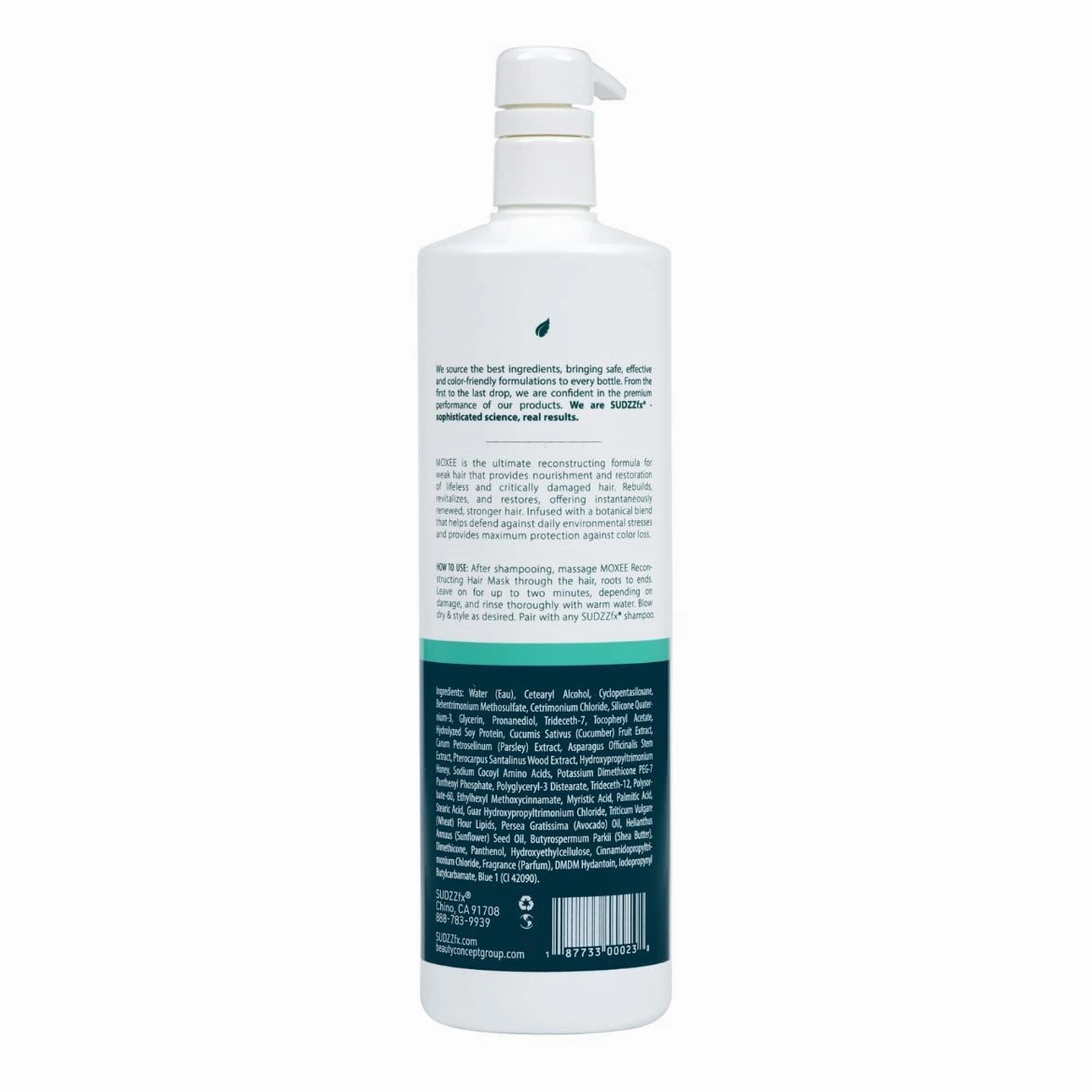 SUDZZFX Moxee Reconstructing - Hydrating Hair Mask - Deep Conditioner for Dry Damaged Hair Care - Provides Nourishment and Restores Weak, lifeless, Critically Damaged Hair - 33.8 Fl Oz