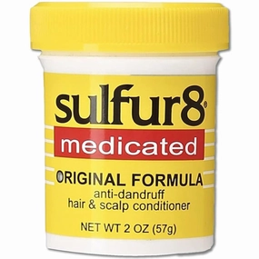 Sulfur8 Medicated Regular Formula Anti-Dandruff Hair and Scalp Conditioner 2 oz (Pack of 4)
