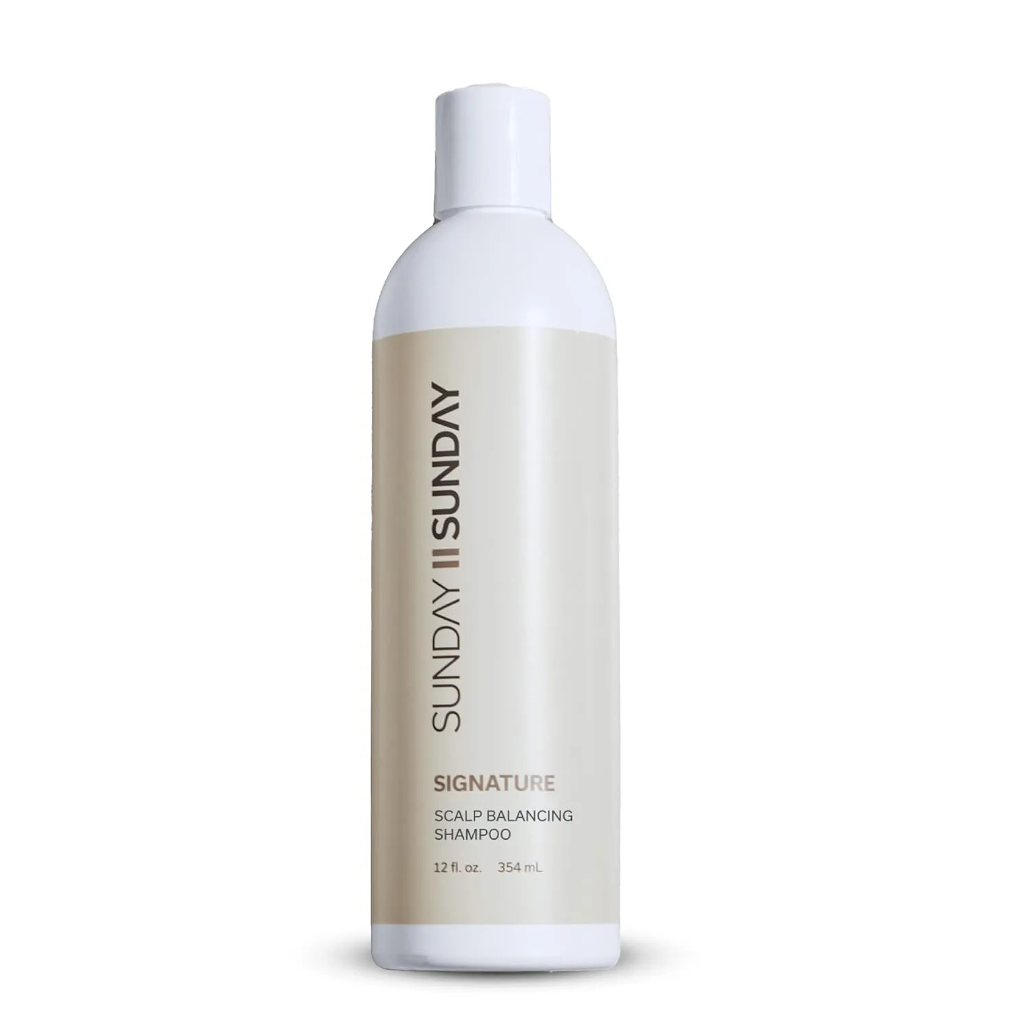 SUNDAY II SUNDAY Signature Scalp Balancing Shampoo I Award Winning Recovery for Dry Damaged Hair I Moisturizing Solution Keeps Hair Looking, Feeling, and Smelling Fresh I 12 fl oz