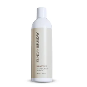 SUNDAY II SUNDAY Signature Scalp Balancing Shampoo I Award Winning Recovery for Dry Damaged Hair I Moisturizing Solution Keeps Hair Looking, Feeling, and Smelling Fresh I 12 fl oz