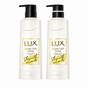 Super Rich Shine Shampoo and Conditioner plus extra Hair Repair Serum 400ml bottles for all hair types.