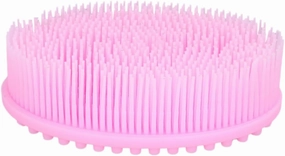 Super Stretchy and Quick Dry Baby Shower Brush Massage Bathing Scrubbers for Face Fruits Dishes