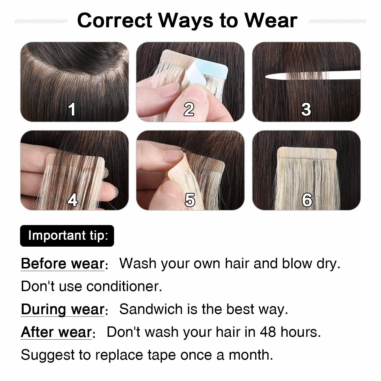 SUYYA Tape in Hair Extensions Human Hair Light Brown 18 inches 50g 20pcs Straight Seamless Skin Weft Tape in Human Hair Extensions(18 inches #8 Light Brown)
