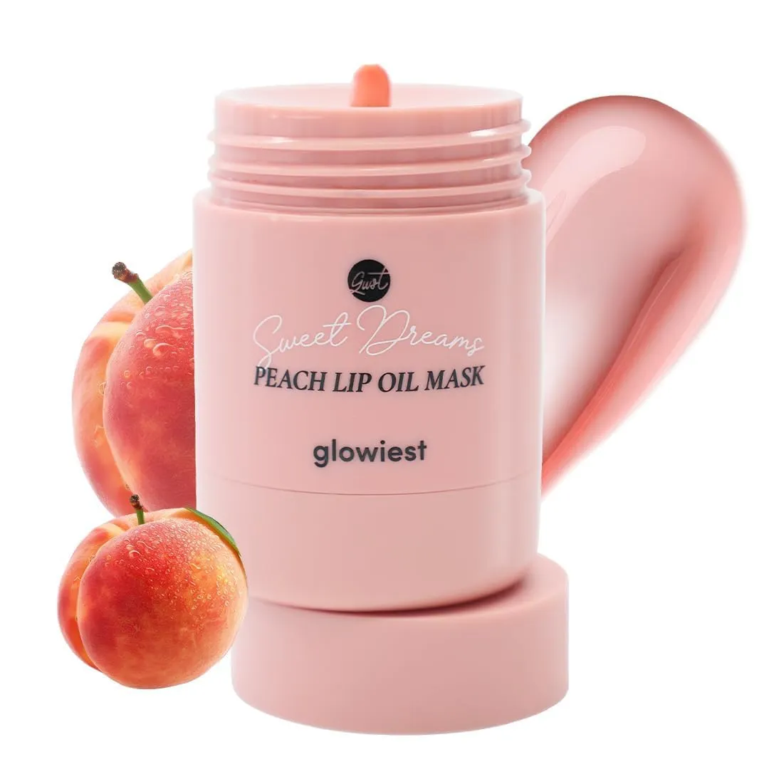 Sweet Dreams Lip Oil Mask (PEACH) | Hydrating Rich Lip Oil-Gel-Layer, Extra Moisture, Korean Skin Care, K-Beauty