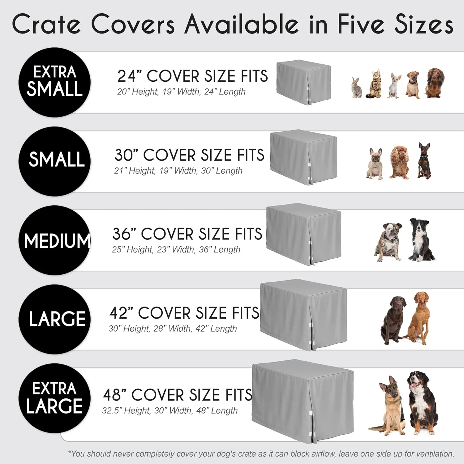 Sweet Jojo Designs 42in. Medium/Large Dog Crate Cover (Pink/Grey Boho Floral) for Girls Pet Cage, Kennel Covers (Watercolor, Flower, Elegant Rose, Shabby Chic, Farmhouse, Nature, Blush & Gray)