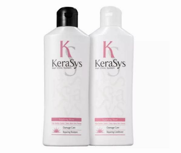 Swiss Edelweiss Extract Ceramides Triple Nutrition Repairing Kit 2x180ml - KeraSys