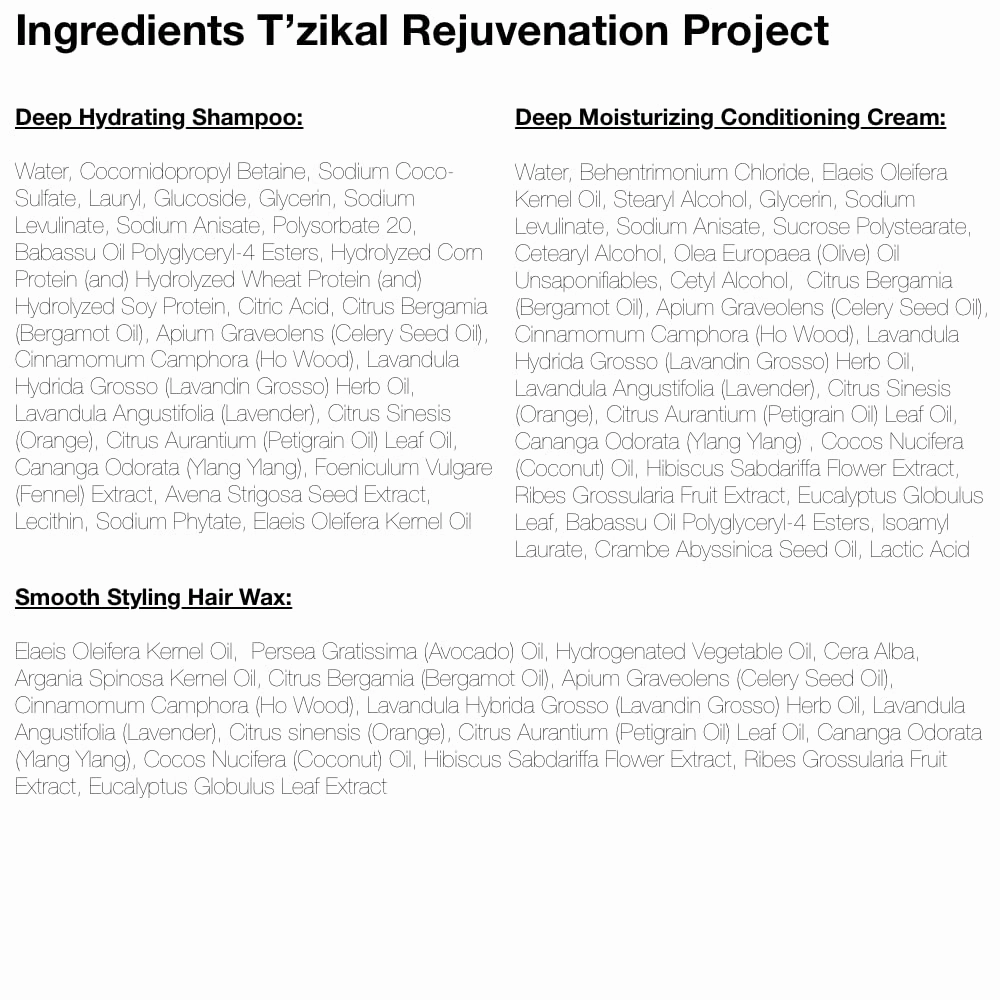T'zikal Rejuvenation Project with Ojon Oil: Travel Size Hair Mask and Dry Scalp Treatment. Hair Repair Treatment for Damaged Hair. Split Ends Oil Treatment for Hair. Sulfate Free Deep Conditioner.