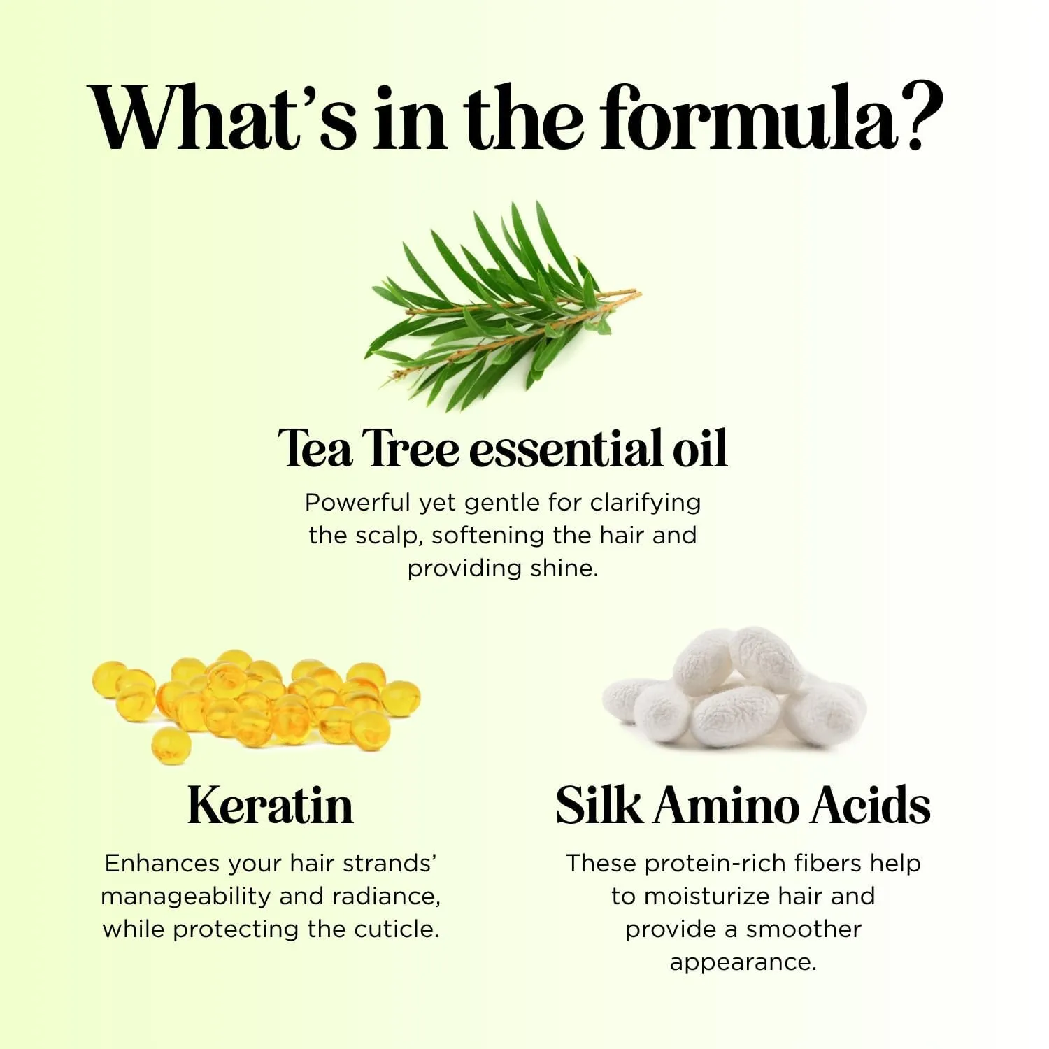 Tea Tree Conditioner for Dry Hair - Tea Tree Oil Conditioner for Oily Hair and Sulfate Free Conditioner for Dry Hair - Cleansing Conditioner and Tea Tree Dry Scalp Care with Tea Tree Oil for Hair