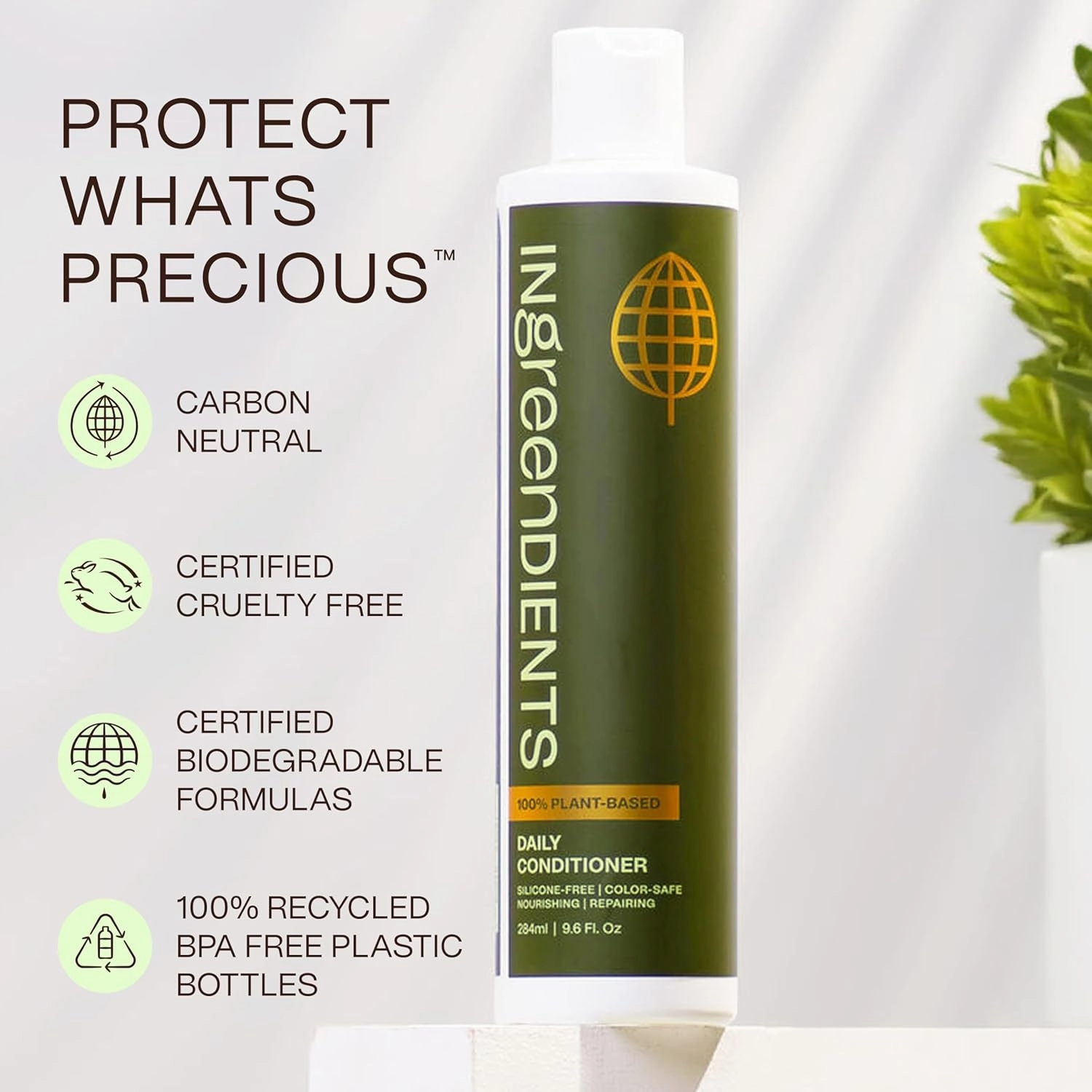 Tea Tree Hair Conditioner - Organic, Sulfate-Free, Color-Safe, Silicone-Free, Cruelty-Free, with Shea Butter and Jojoba Oil