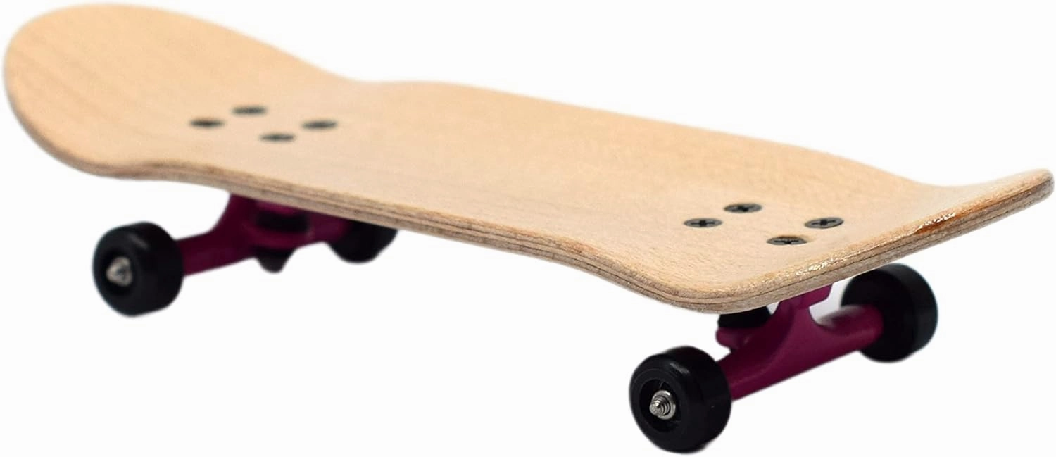 Teak Tuning 32mm Pro Fingerboard Heat Transfer Graphic Complete - Fully Assembled with Pro Level Parts - Pro Shaped Wood Deck (34x97mm), UltraSpin Wheels, Prodigy Trucks - Donut Teak Logo