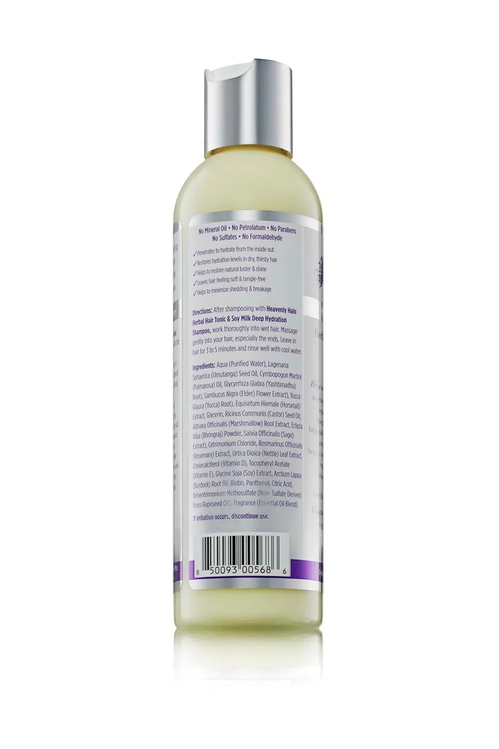 The Mane Choice Heavenly Halo Herbal Hair Tonic & Soy Milk Deep Hydration Conditioner, 8 Ounce