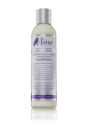 The Mane Choice Heavenly Halo Herbal Hair Tonic & Soy Milk Deep Hydration Conditioner, 8 Ounce
