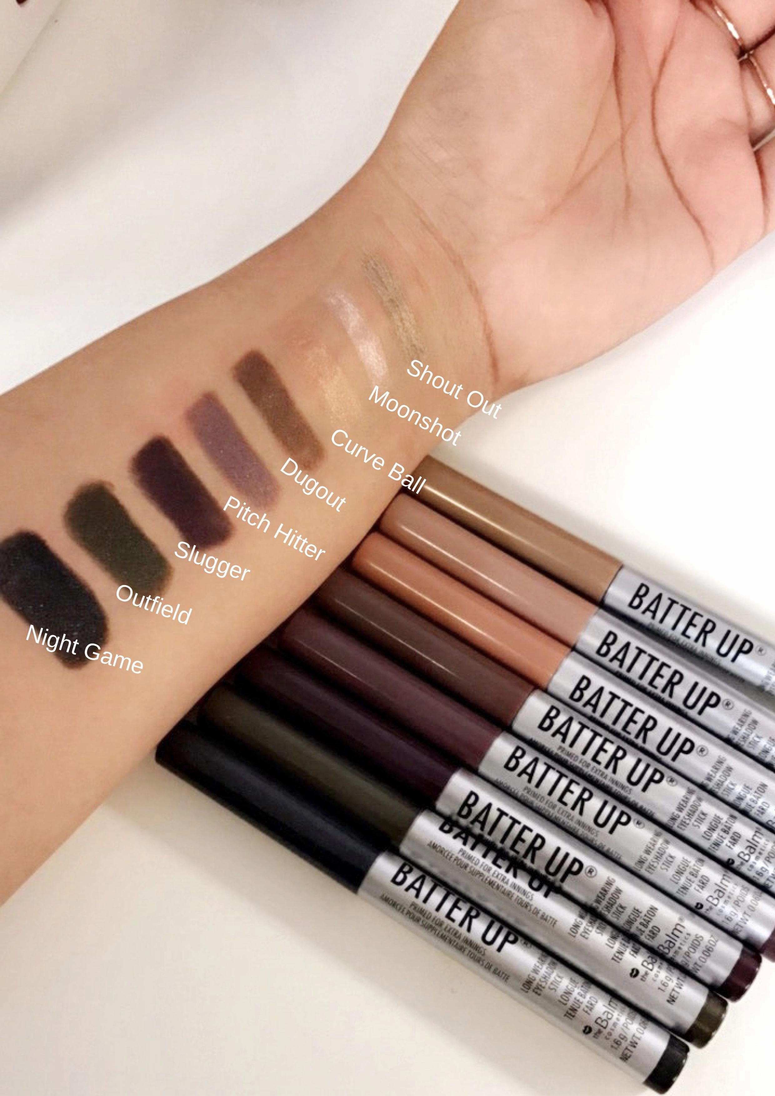 The Balm Batter Up Eyeshadow Stick - Night Game
