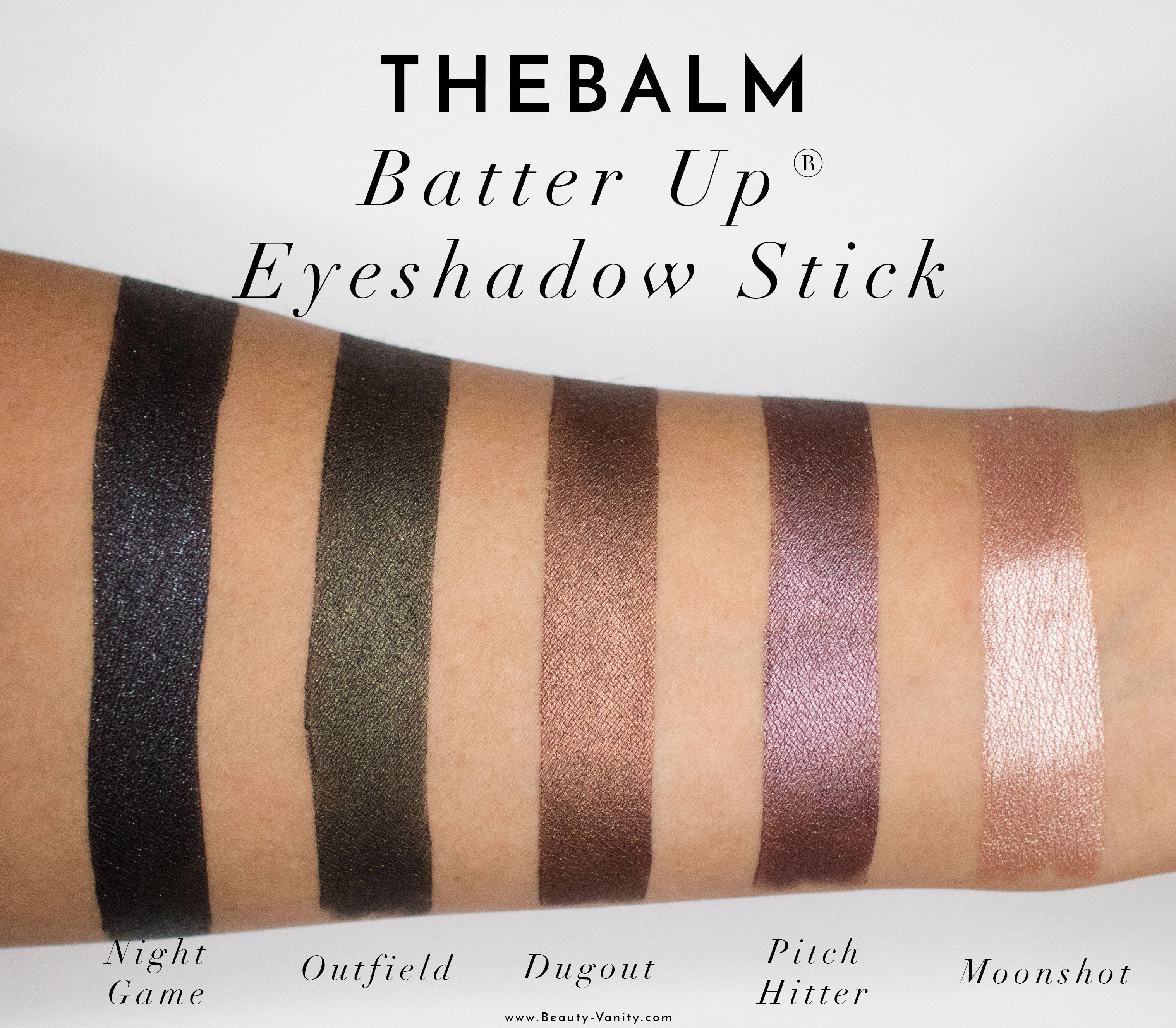 The Balm Batter Up Eyeshadow Stick - Night Game