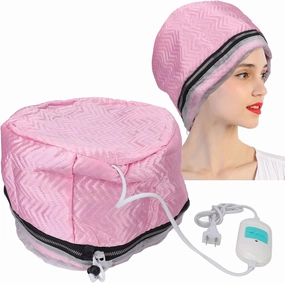 Thermal Value For Hair,Heat For Deep Conditioning,Electric Hair Care Heat,Electric Heat with 2 Mode Intelligent Temperature Control for Curly Textured Hair Care, Drying, Styling, Curling