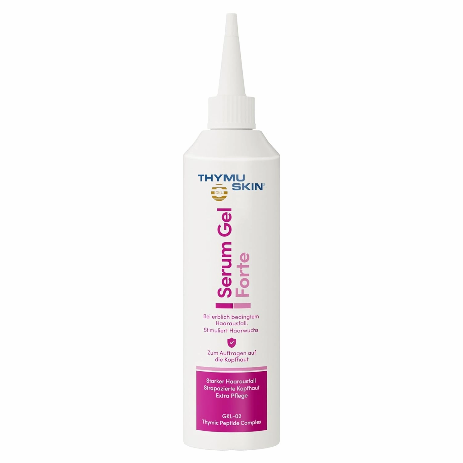 Thymuskin Forte Serum Gel - Hair Serum, Advanced Solution for Thinning Hair, Women's Hair Loss - Step 2 (200ml)