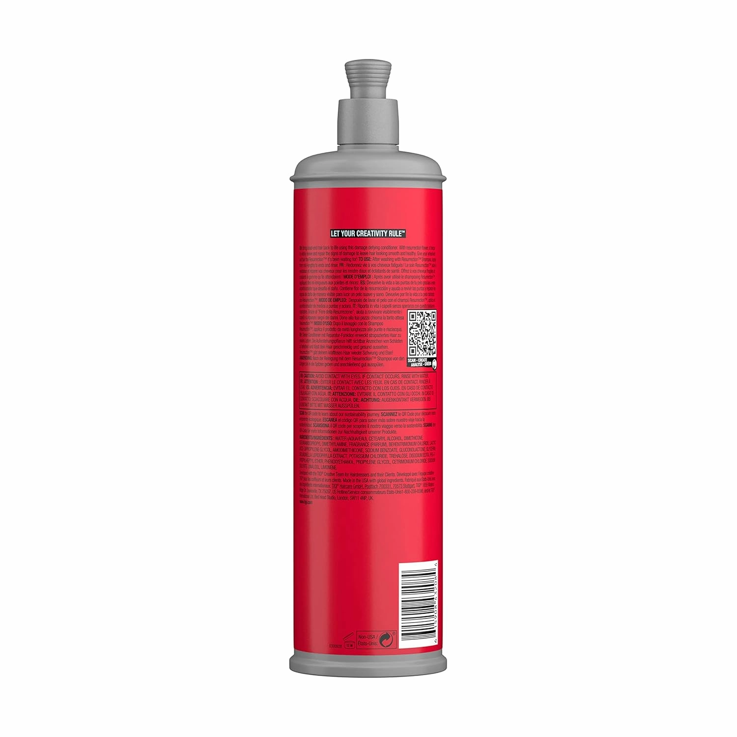 TIGI Bed Head RESURRECTION REPAIR CONDITIONER FOR DAMAGED HAIR 20.29 fl oz (Pack of 2)