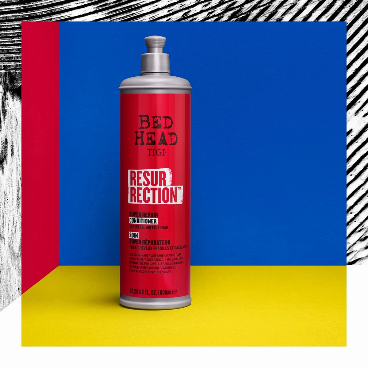 TIGI Bed Head RESURRECTION REPAIR CONDITIONER FOR DAMAGED HAIR 20.29 fl oz (Pack of 2)