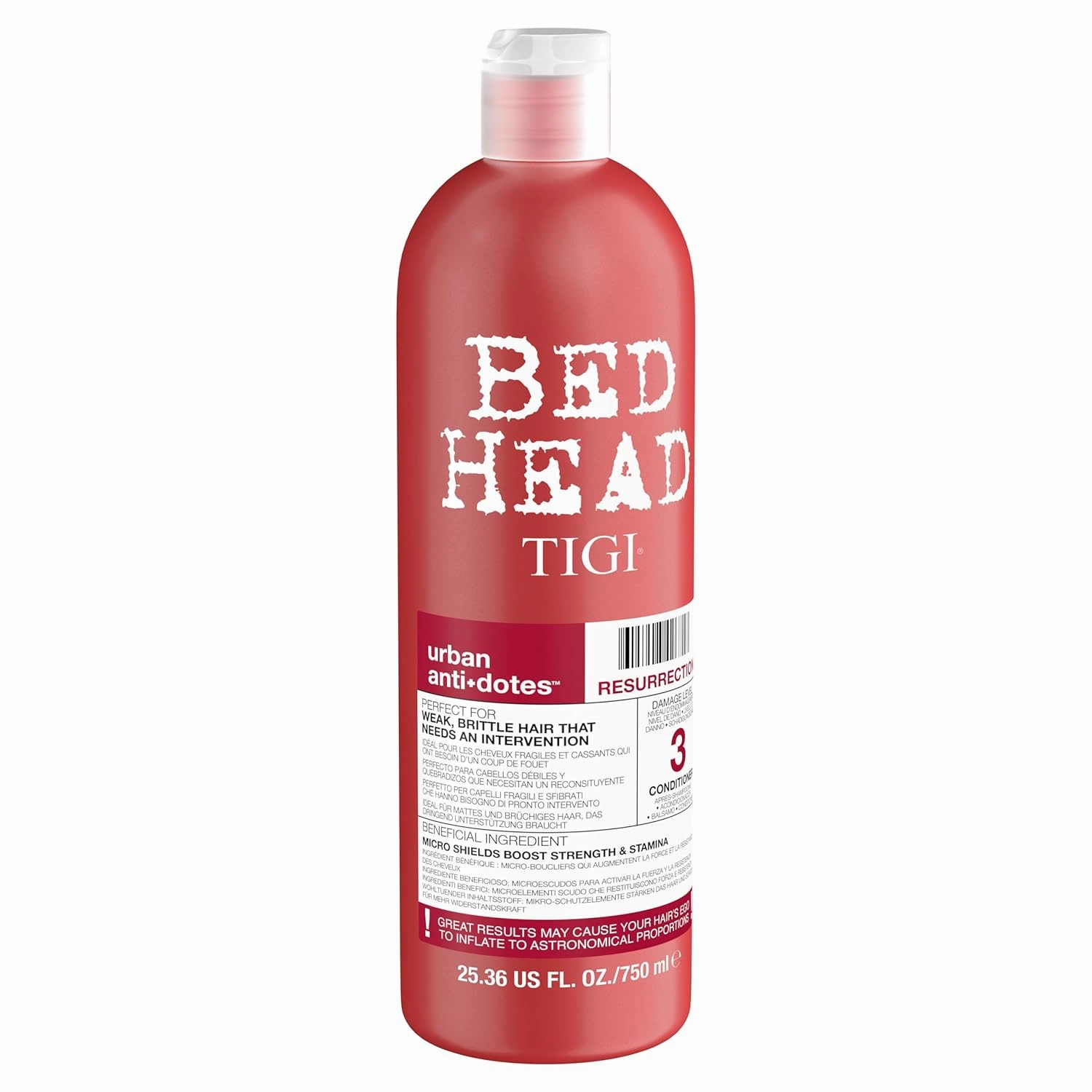Tigi Bed Head Urban Anti dotes Resurrection Conditioner Damage Level 3, 25.36-Ounce
