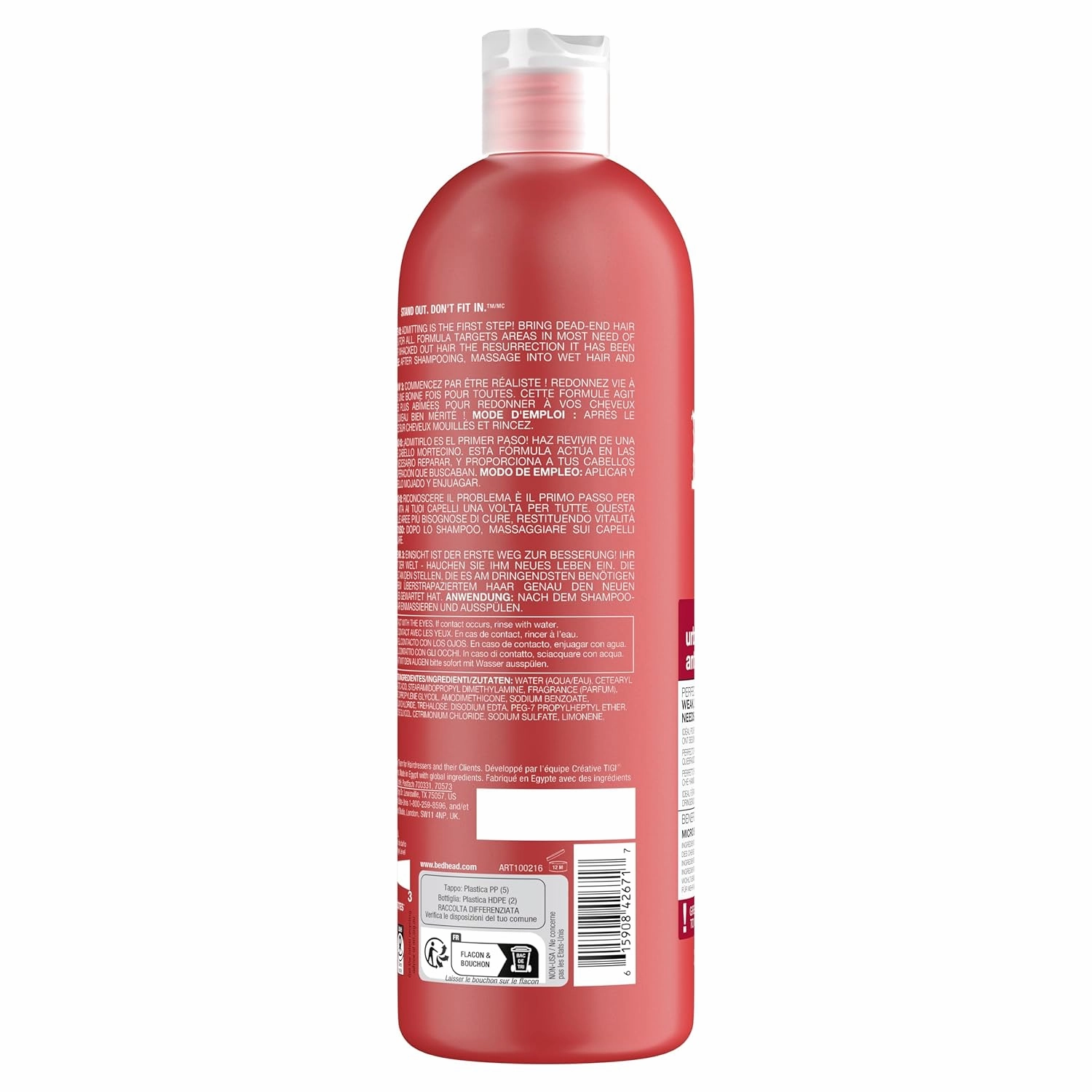 Tigi Bed Head Urban Anti dotes Resurrection Conditioner Damage Level 3, 25.36-Ounce
