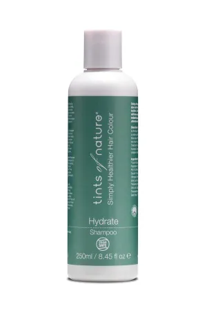 Tints of Nature Natural & Organic Hydrate Shampoo, Intensely Hydrating & Nourishing Formula, Gently Cleanses for Soft, Weightless Hair, 8.45 fl oz