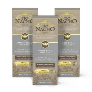 Tio Nacho Conditioner, Purifying with Royal Jelly, Infused with Botanical Stem Cells for Intense Hair and Scalp Purification   Detoxifying Balance, 14 Fluid Ounces (3 Pack)…