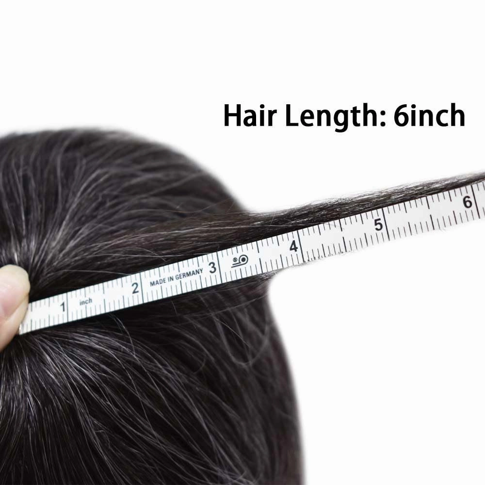 Toupee For Men Hair Pieces Real Human Hair Fine Mono Hair Replacement System Mens Toupee Hairpiece For Men Para Protesis Capilar 7x9 Medium light density #1B30 1B# OFF BLACK 30% GREY