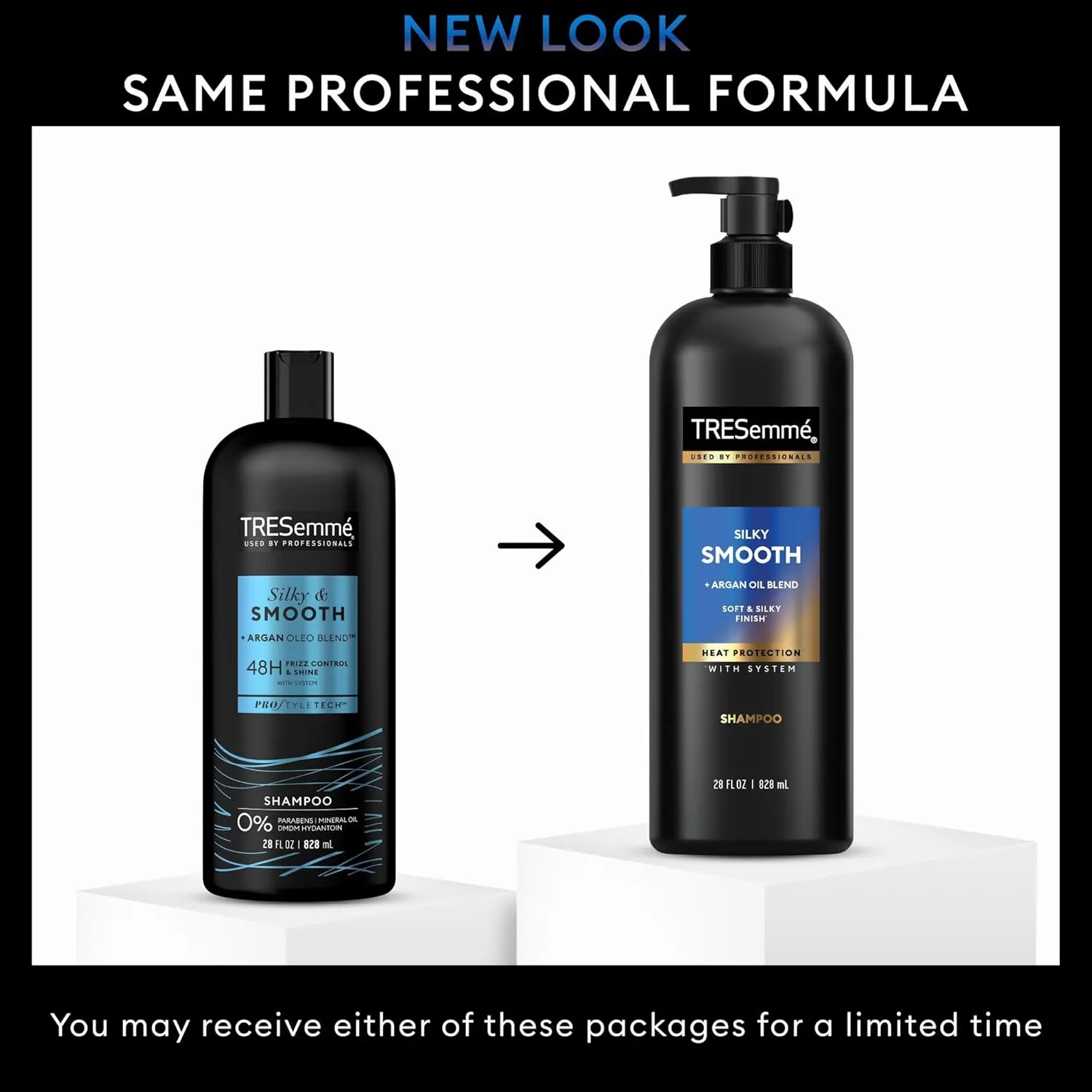TRESemmé Anti-Frizz Shampoo 3 Count For Frizzy Hair Formulated With Pro Style Technology 28 Fl Oz