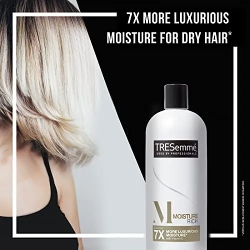 TRESemmé Moisture Rich Hydrating Conditioner 3 Count for Dry Hair Formulated With Pro Style Technology 28 Fl Oz