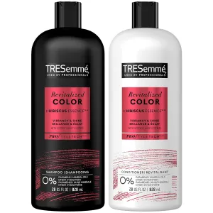 TRESemmé Shampoo and Conditioner Set, Color Revitalize, Protects Hair Color for Weeks with Sunflower Seed Oil for Healthy Hair, 28 Fl Oz each