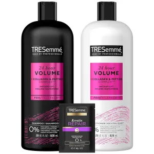 TRESemmé Volumizing Shampoo and Conditioner   Keratin Repair Hair Mask with Collagen & Peptide Complex