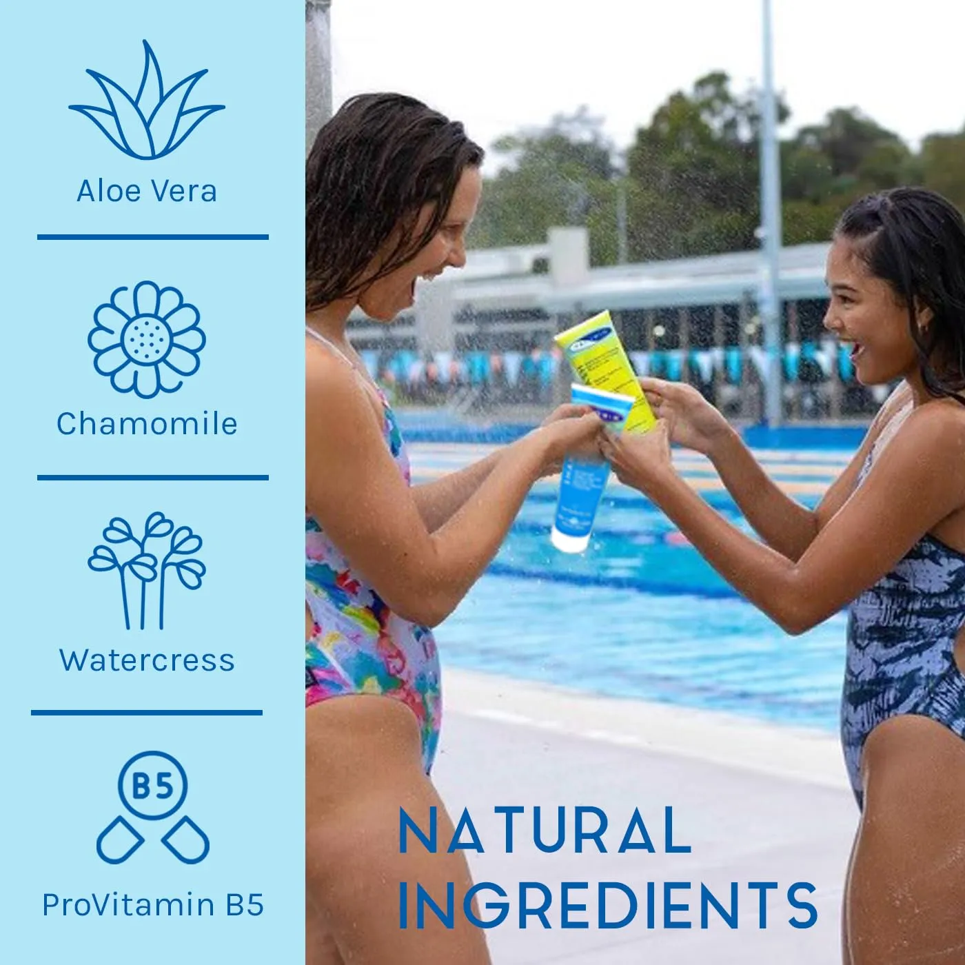 TRISWIM Chlorine Removal Body Wash & Swim Shampoo Set 8.5 fl oz Each | Complete Swim Care Kit with Aloe Vera, Pro-Vitamin B5, and Chamomile | Ideal for Hydrating Skin and Revitalizing Hair Post-Swim