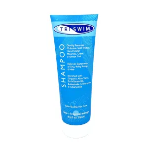 TRISWIM Chlorine Removal Shampoo 8.5oz | Removes Chlorine, Bromine, Hard Water Minerals & Saltwater| Hydrates & Restores Hair | Safe for Color-Treated Hair | Lime   Tropical Mango Scent
