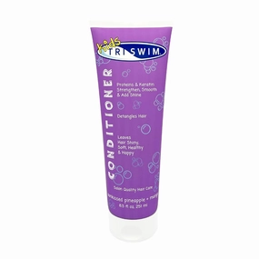 TRISWIM Kids Swim Conditioner 8.5oz | Strengthens, Moisturizes & Detangles | Leaves Hair Hydrated, Shiny & Smooth | Lightweight Formula for Everyday Use | Sunkissed Pineapple   Mango Scent