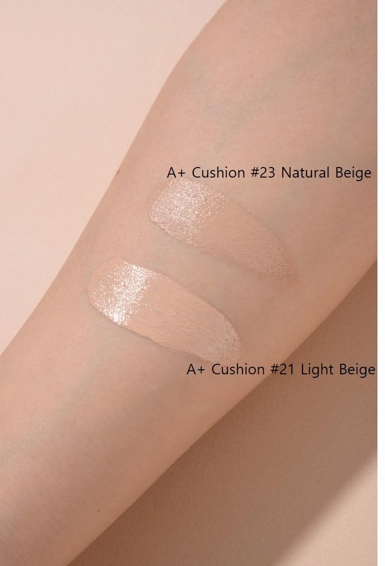 TROIAREUKE A  Cushion Foundation (Shade 23) I Natural Coverage Foundation Makeup, Moisturizing Finish for Sensitive, Oily, Combination Skin, Skin Care Cushion I Korean Aesthetic Makeup