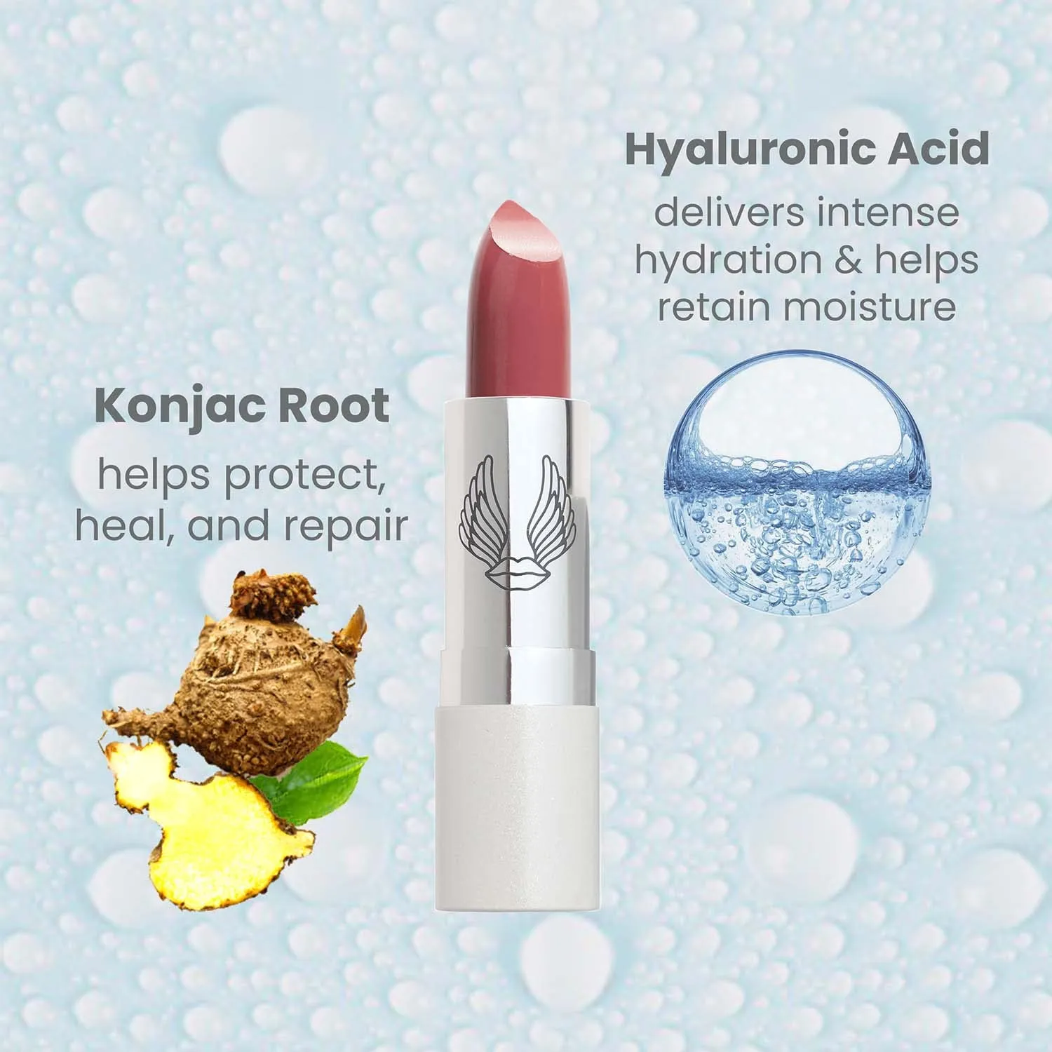 True   Luscious Super Moisture Lipstick – Clean, Vegan and Cruelty Free – Lasting Hydration for Dry Lips with a Satin Finish – Orange Punch