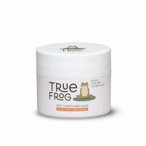 True-Frog Deep Conditioning And Hydrating Hair Mask | Curly, Wavy, Dry And Frizzy Hair | Flax Seed Extract, Argan Oil And Tucuma Butter | Sulphate And Paraben Free | For Unisex 200 Gm.