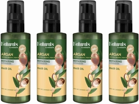 True Natural Argan Hair Oil 3.38 Fl Oz. (Pack of 4)