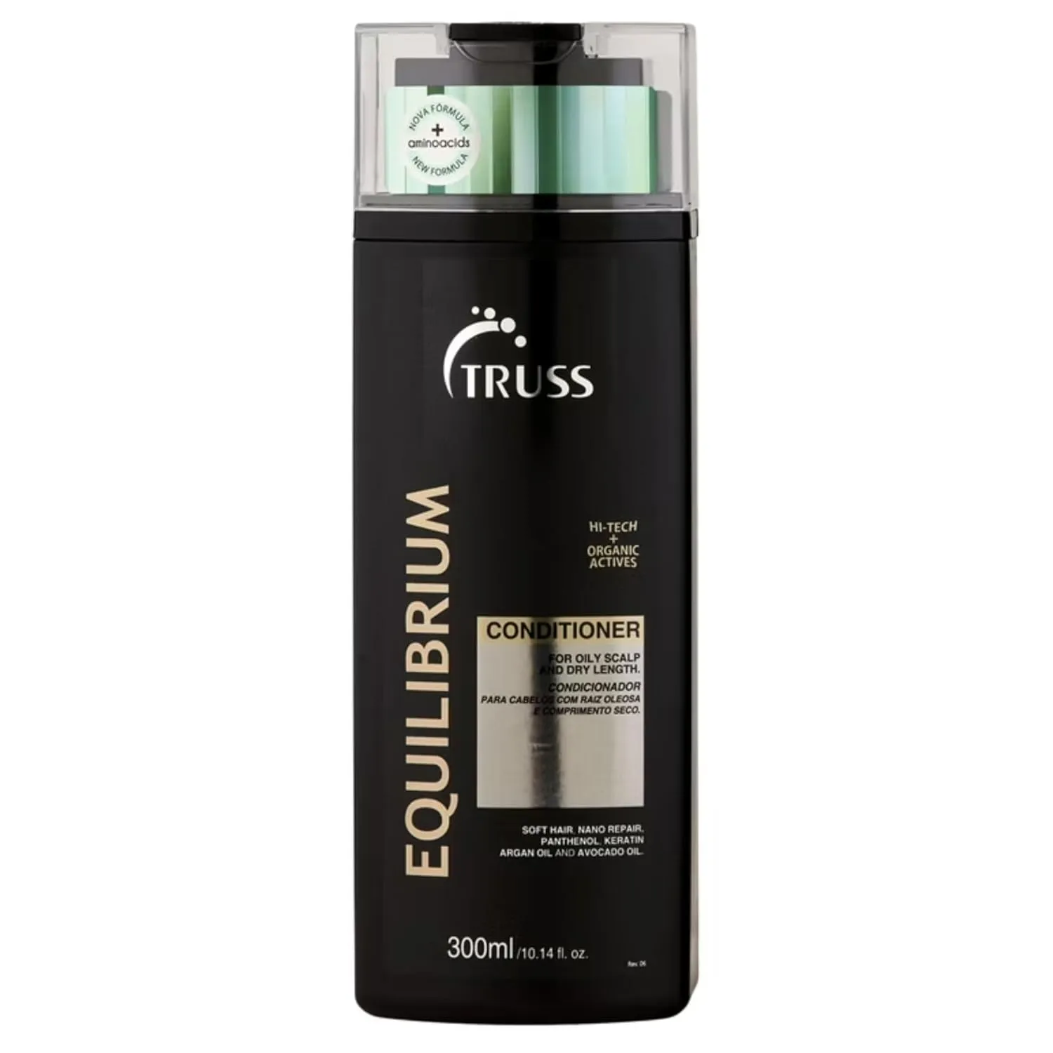 TRUSS Equilibrium Hair Conditioner for Women & Men - Hydrating Conditioner with Keratin & Argan Oil - Balancing Formula for Oily Scalp & Dry Ends - Reduces Frizz & Restores Softness (10.14 oz)