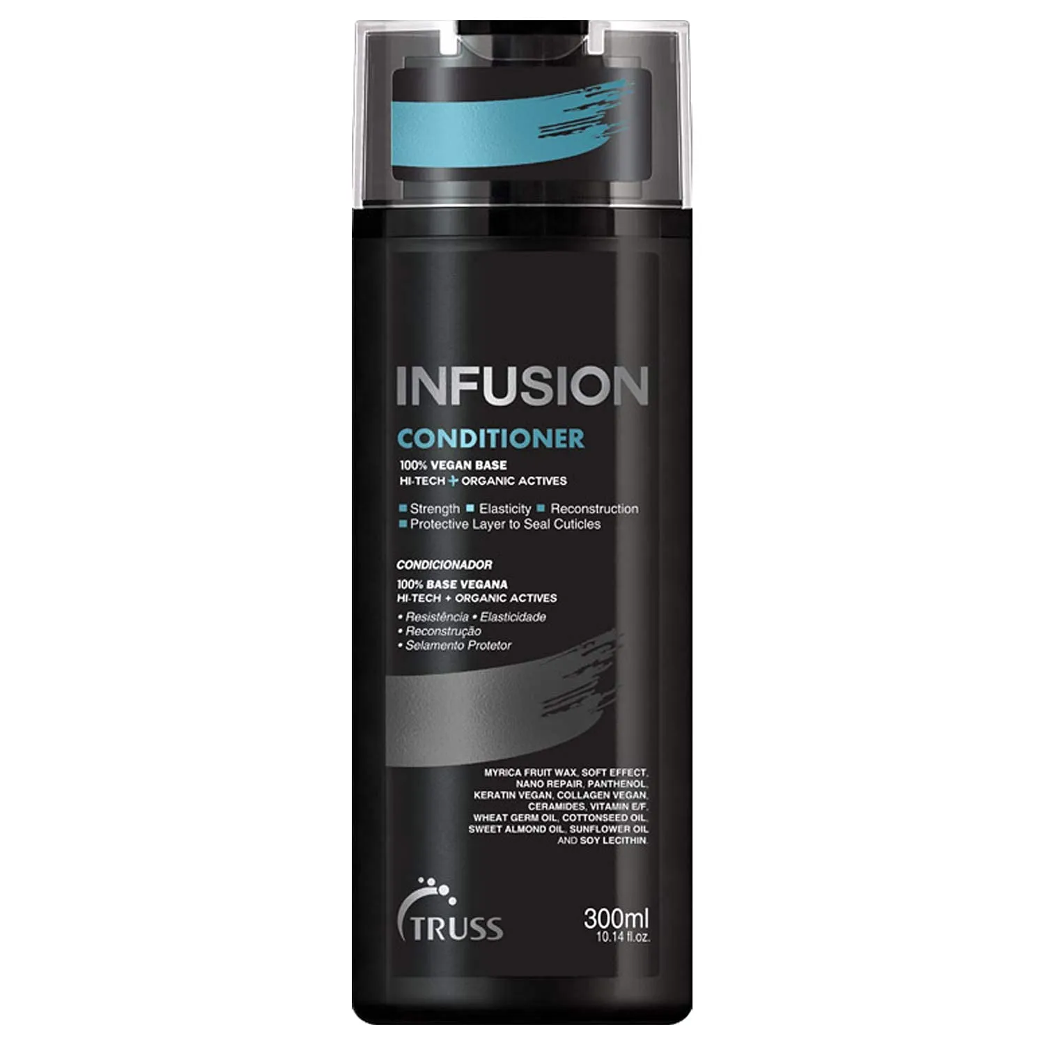 TRUSS Infusion Hair Conditioner - Restorative, Detangling Conditioner for Dry Hair - Softens, Hydrates and Delivers Strong Split End Repair - 100% Vegan Formula   Color-Safe (300 ml)