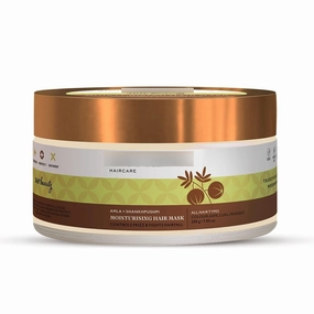 Tubees Ayurvedic Shirolepam Hair & Scalp Treatment Mask Cream For Hair Growth, Hairfall & Damaged Hair- Paraben & Silicon Free Hair Mask For Men & Women 200g, White