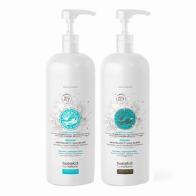 Tweak'd by Nature Restore Revitalize It GLAZE Cloud 9 Dreamland Liquid Hairbrush Shampoo and Conditioner Set, 24 oz Each, Hydrating Hair Care