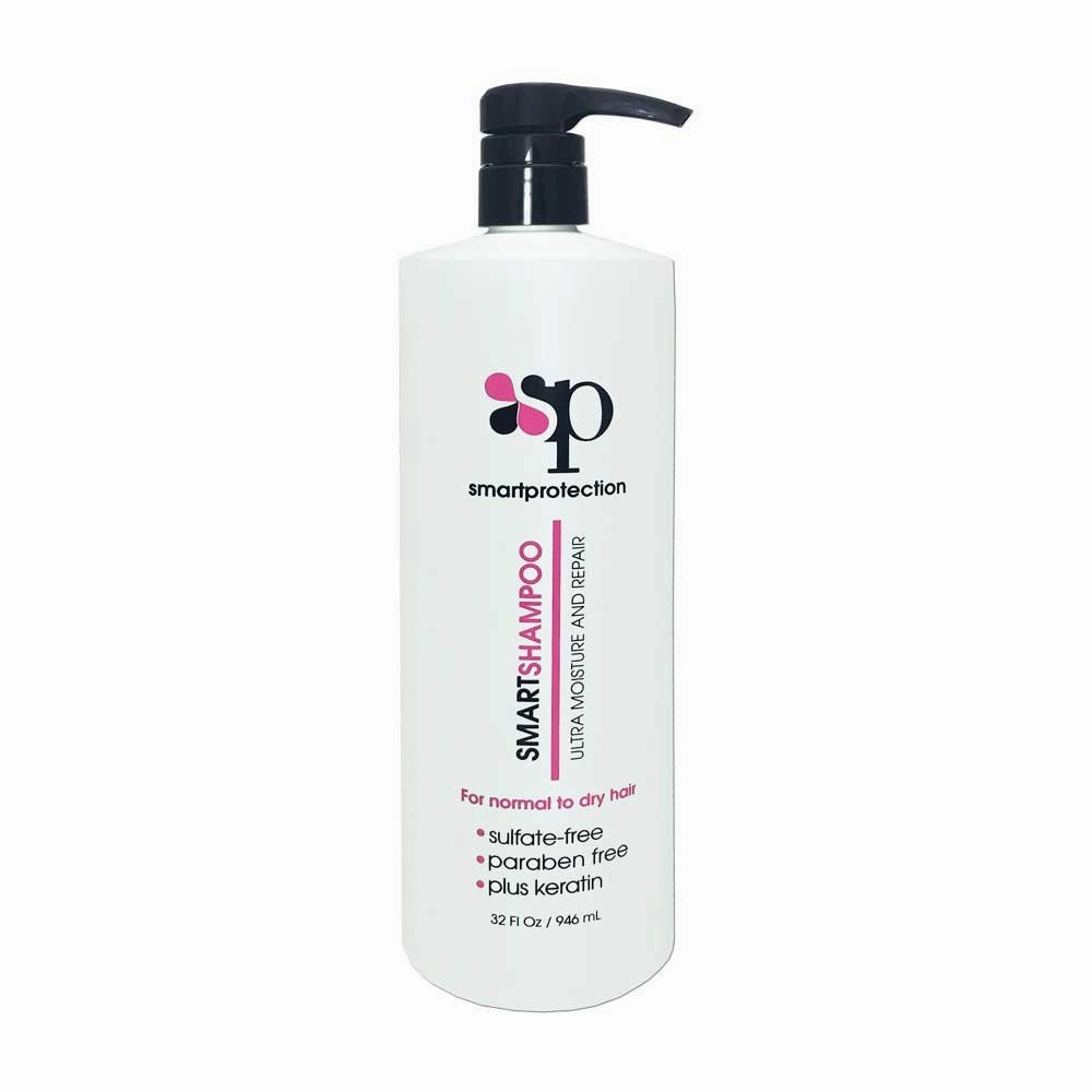 Ultra Moisture Shampoo Sulfate and Paraben Free 32oz for Keratin Treated Hair by Smart Protection
