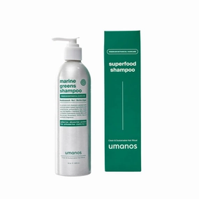 umanos Superfood Shampoo, Salon Quality Performance, Eco-Friendly, Good for All Hair Types, Sulfate & Toxin Free, Free of Synthetic Fragrance, 10 oz