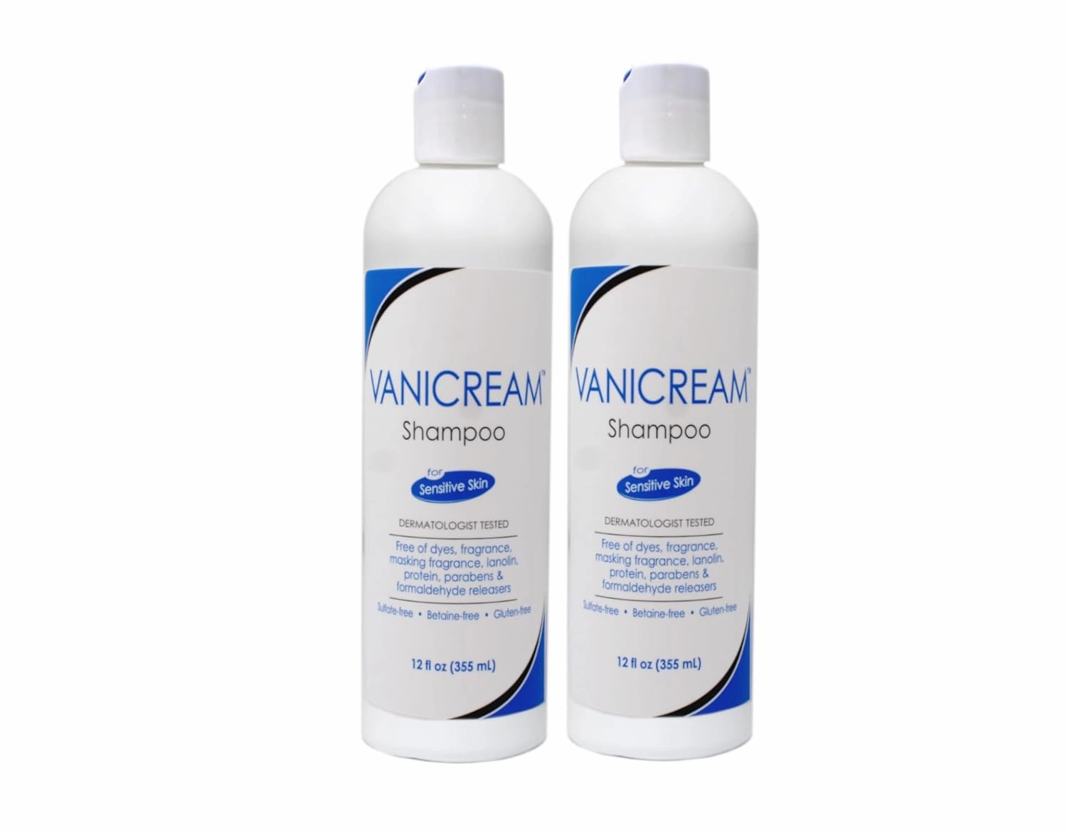 Vanicream Shampoo for Sensitive Skin, Fragrance Free (Pack of 2)