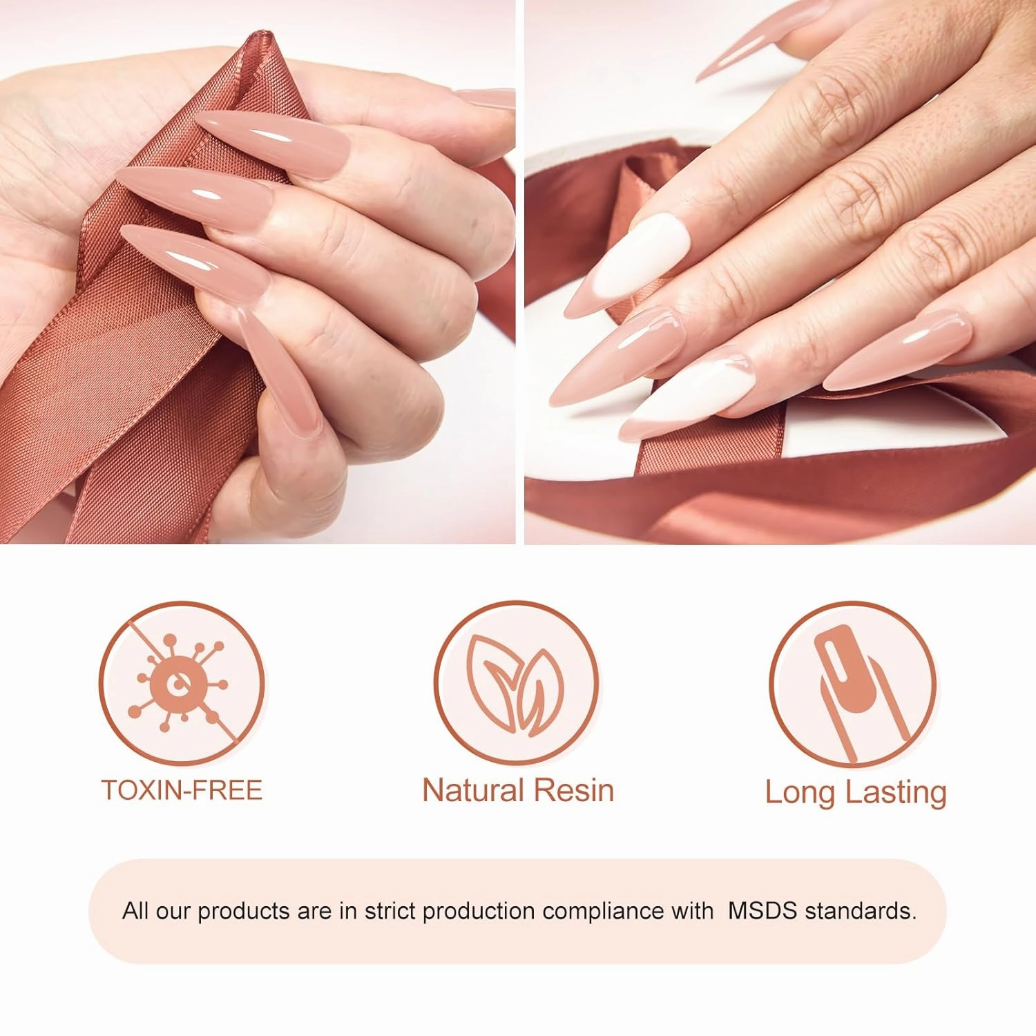 VENALISA Builder Nail Gel, 50ml Jelly Nude Pink Hard Gel for Nails Extension, Polygel Nail Art Manicure
