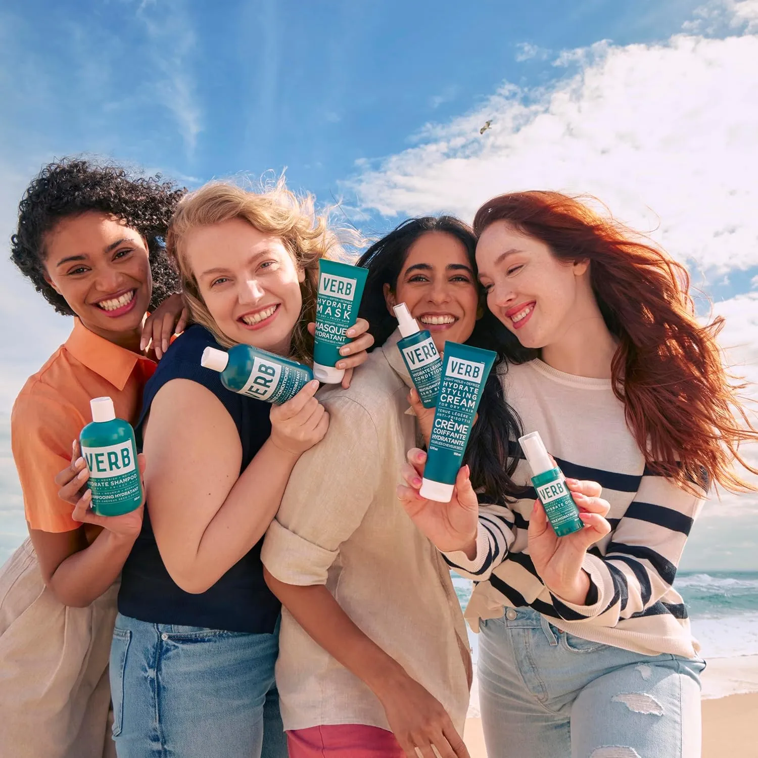 VERB Hydrate Shampoo - Cleanse Dry   Frizzy Hair - Smooth   Reduce Frizz - Amber   Warm Jasmine Scent